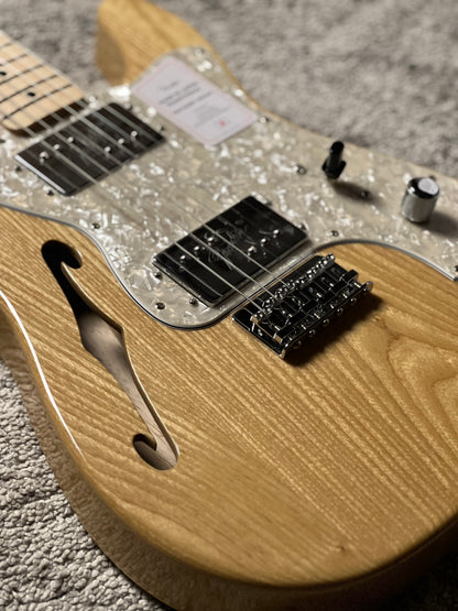 Fender Japan Traditional II 70s Telecaster Thinline with Maple FB in Natural JD24024305