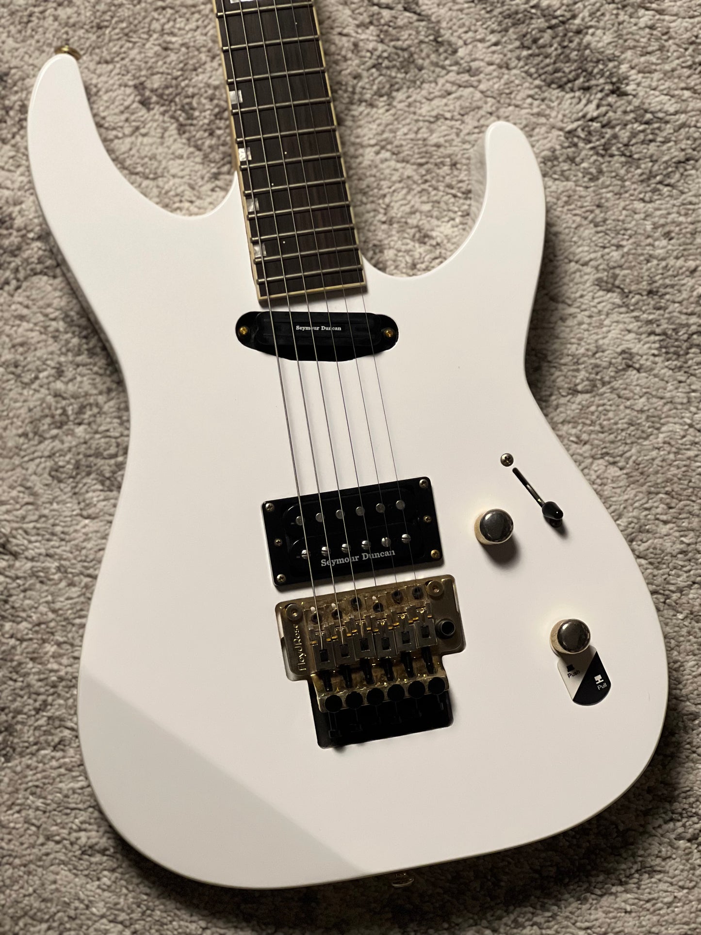 ESP LTD Mirage Deluxe '87 in Snow White
