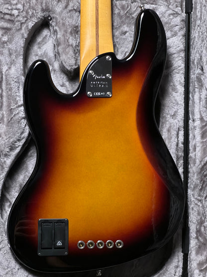 Fender American Ultra II Jazz Bass V Guitar with Ebony FB in Ultraburst US26005365