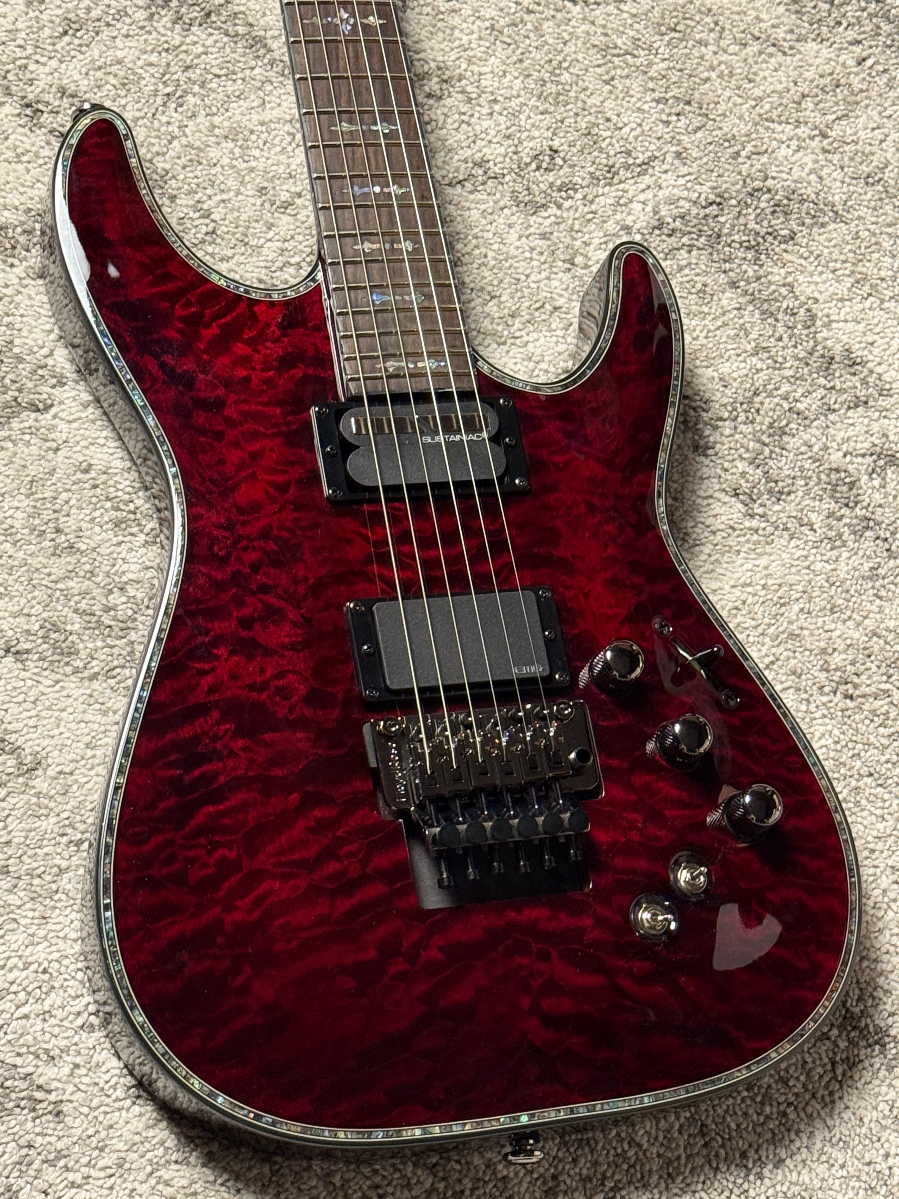 Schecter Hellraiser C-1 FR S BCH in Black Cherry W24111563