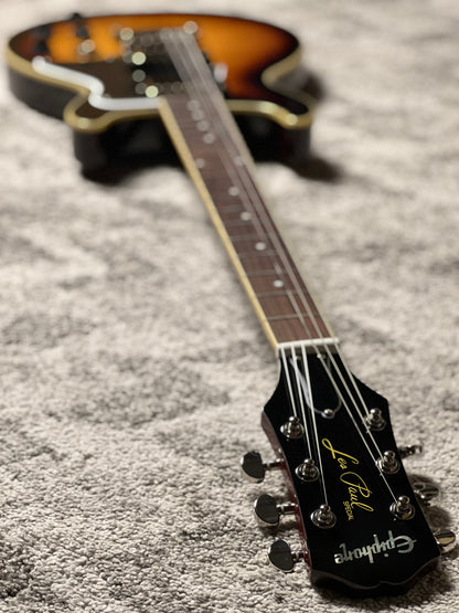 Epiphone Les Paul Special Double Cut Figured in Bourbon Burst
