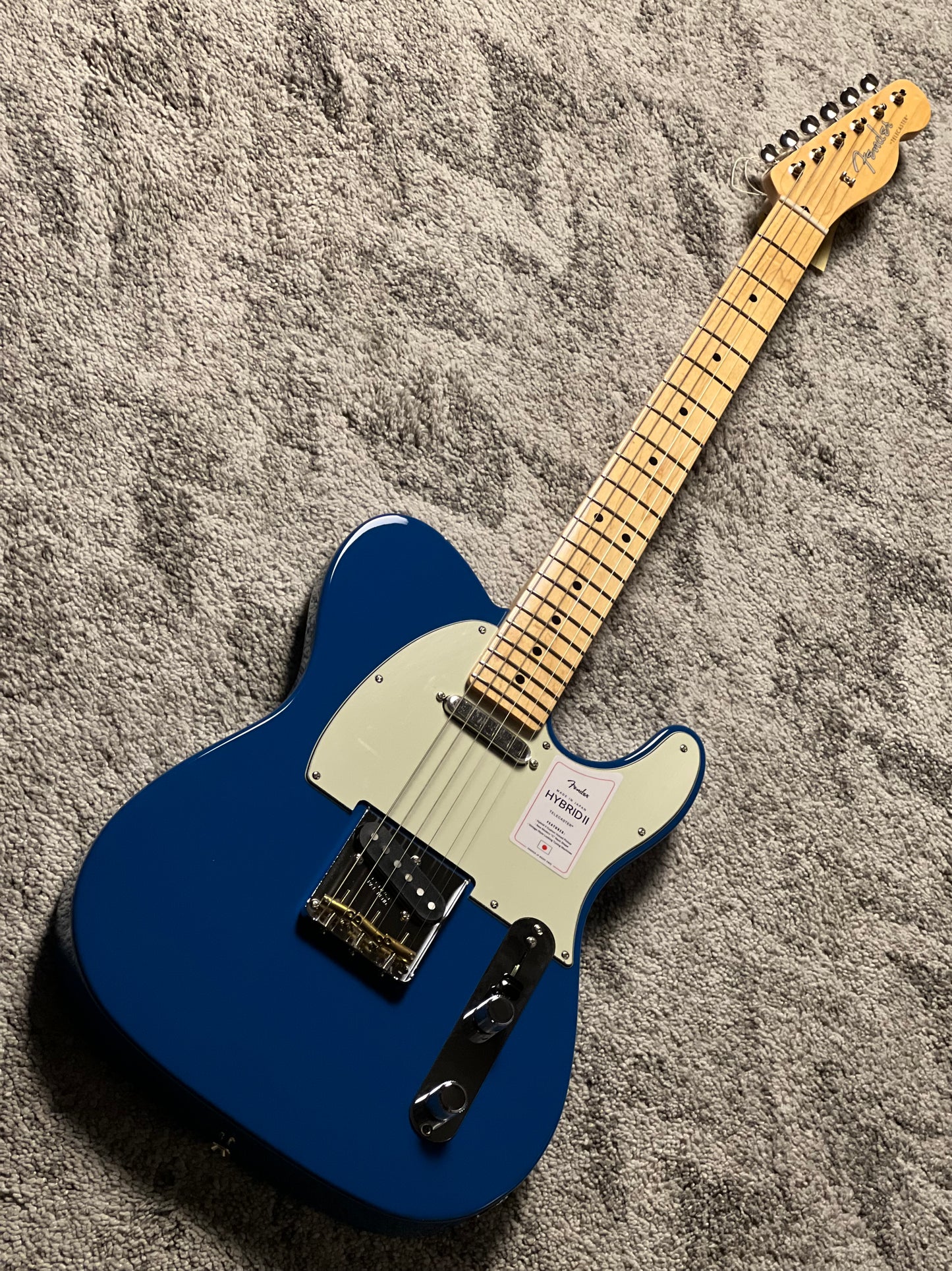 Fender Japan Hybrid II Telecaster with Maple FB in Forest Blue JD24025583