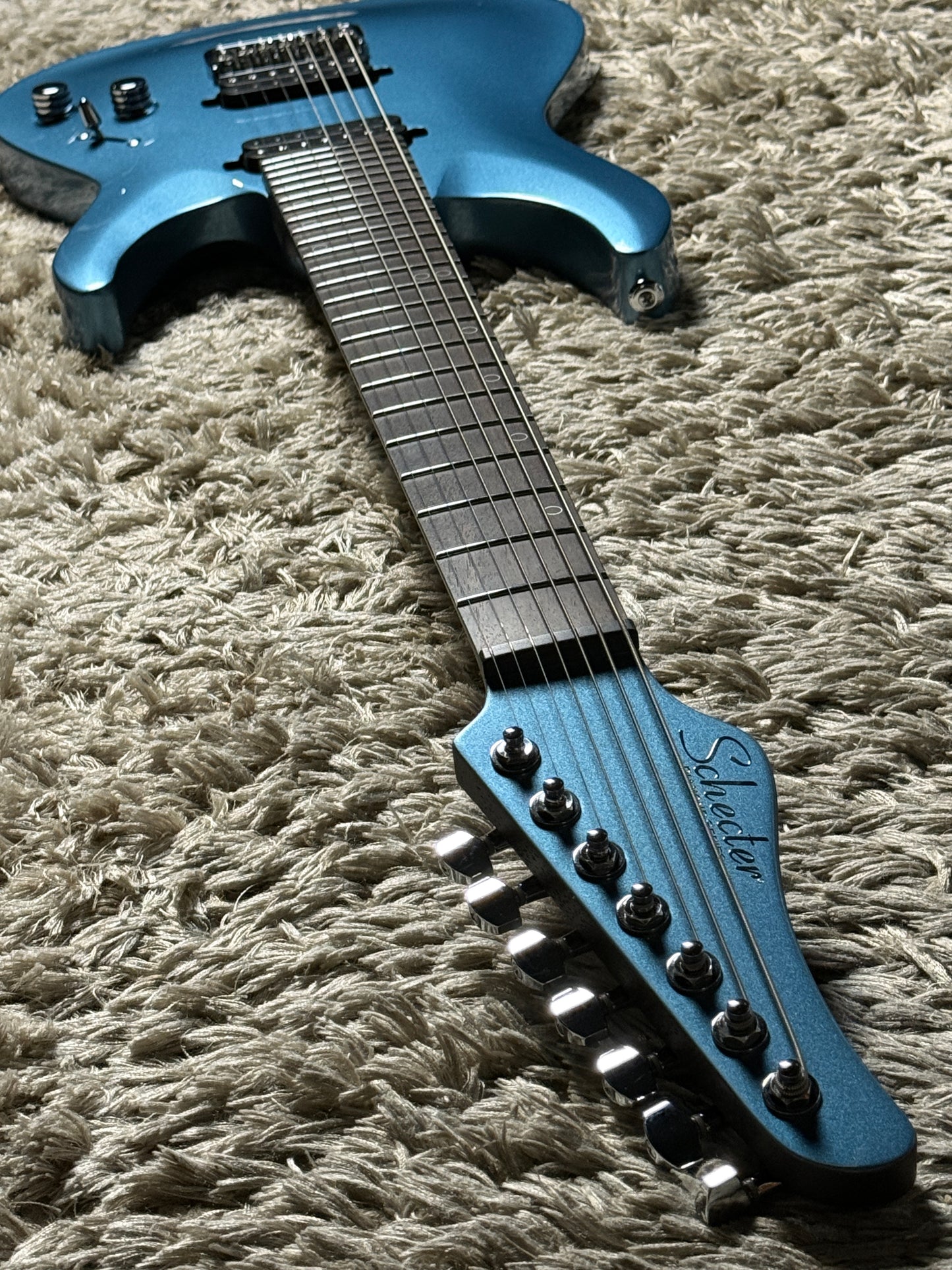 Schecter Aaron Marshall AM-7 CS in Cobalt Slate