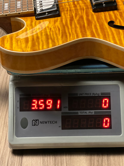 Gibson ES-335 Figured in Honey Amber w/Case 230340039