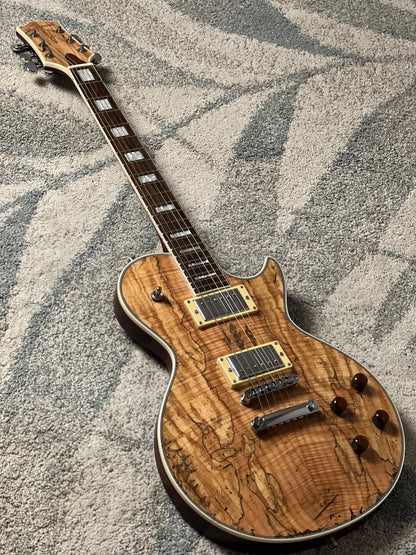 Dhatarattha Custom DLP with Exotic Spalted Flame Top in Natural Relic