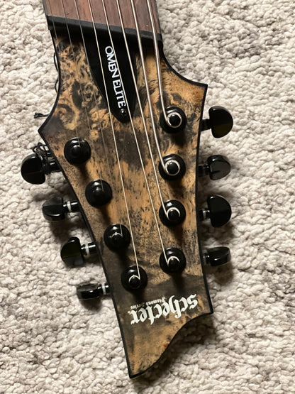 Schecter Omen Elite 8 MS in Charcoal