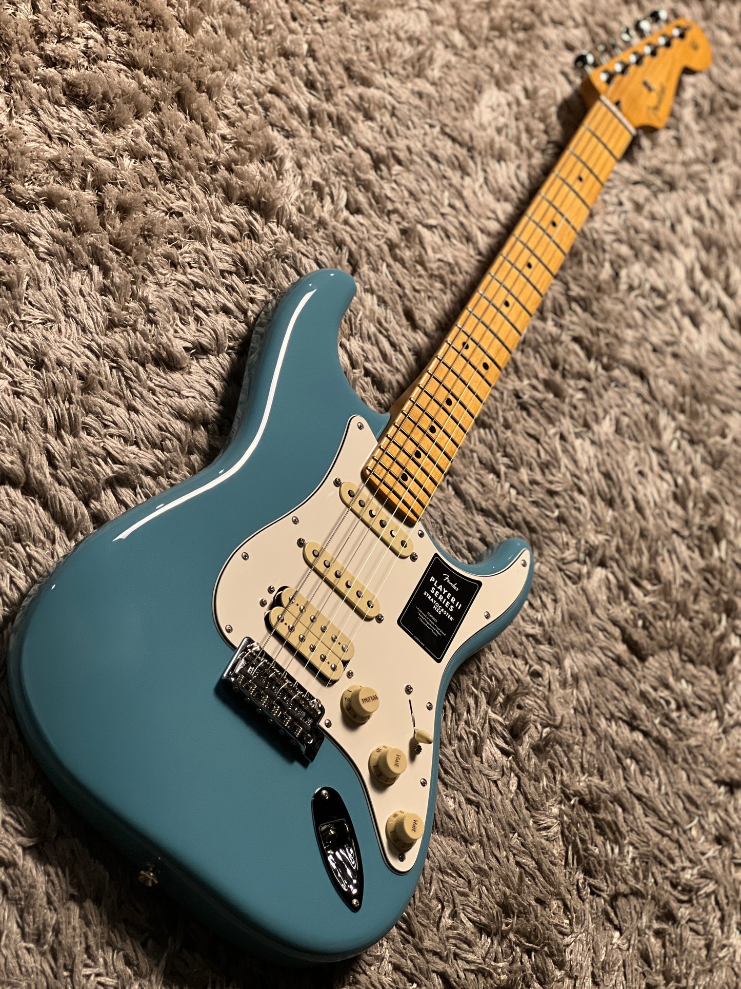 Fender Player II Stratocaster HSS With Maple FB In Aquatone Blue