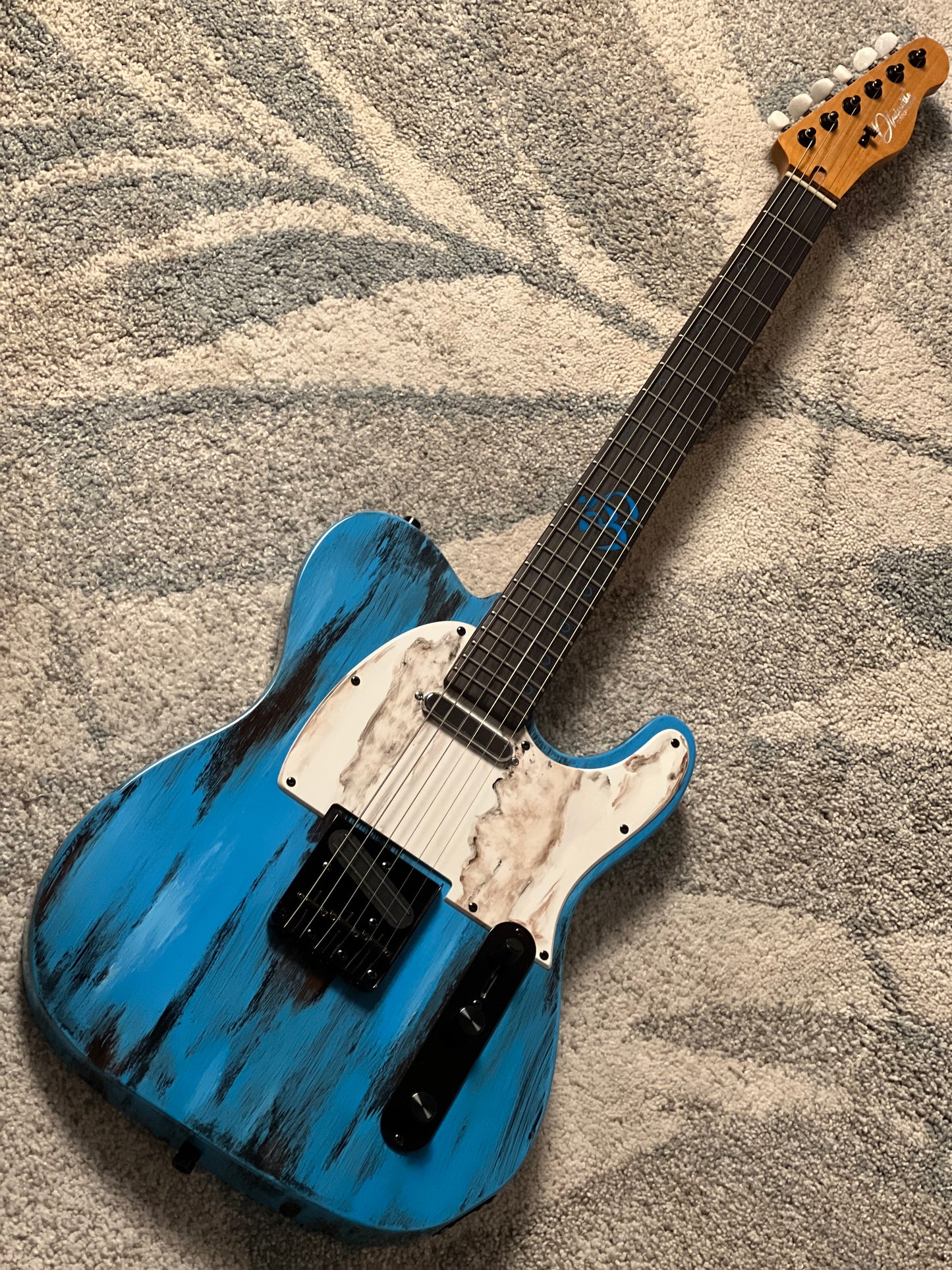 Dhatarattha Custom DTL in Barn Find Blue with Rosewood FB