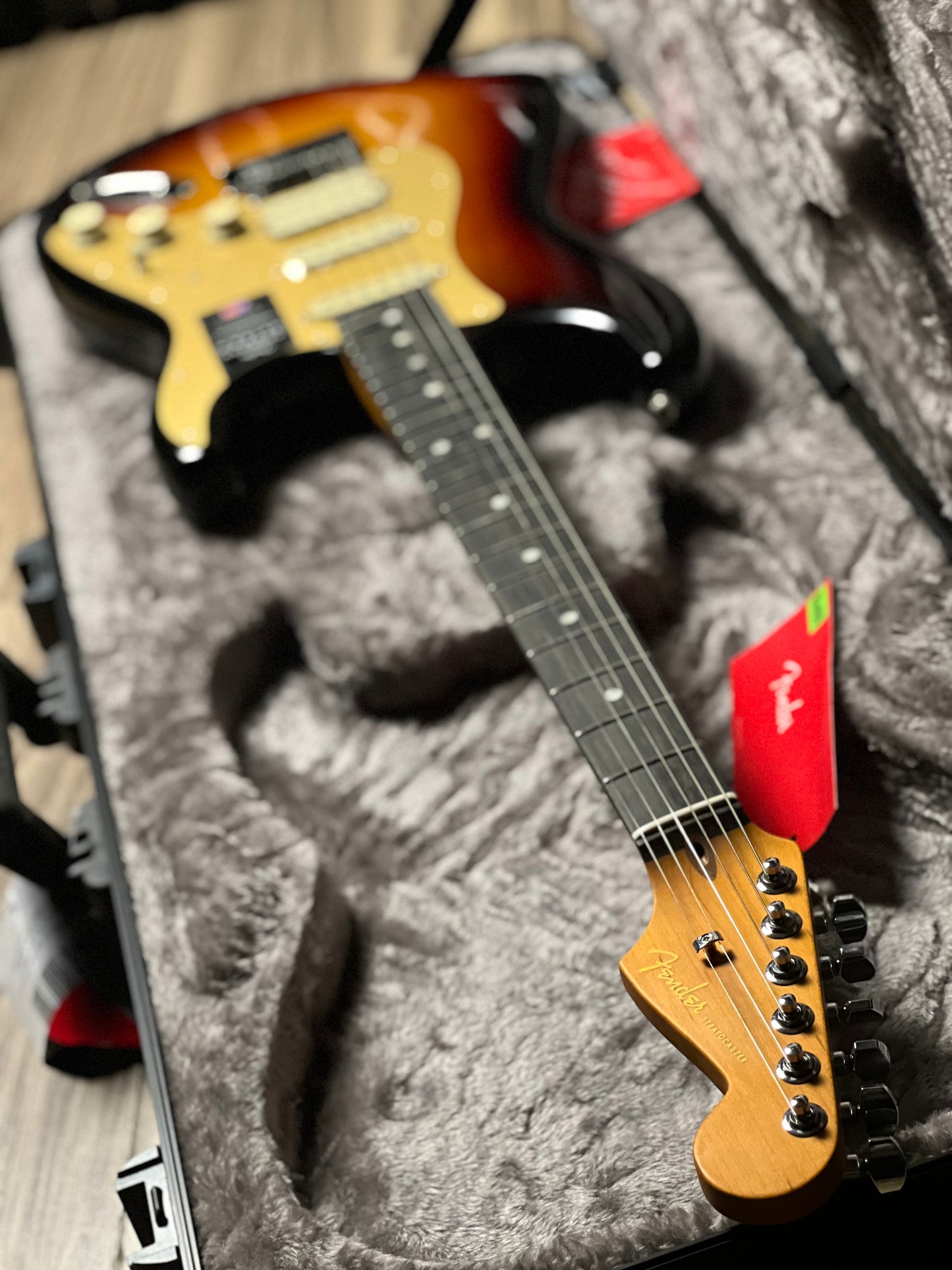 Fender American Ultra II Stratocaster HSS with Ebony FB in Ultraburst US240042659