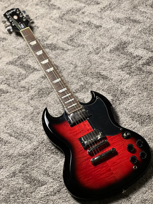 Epiphone SG Tribute Plus in Cherry Burst