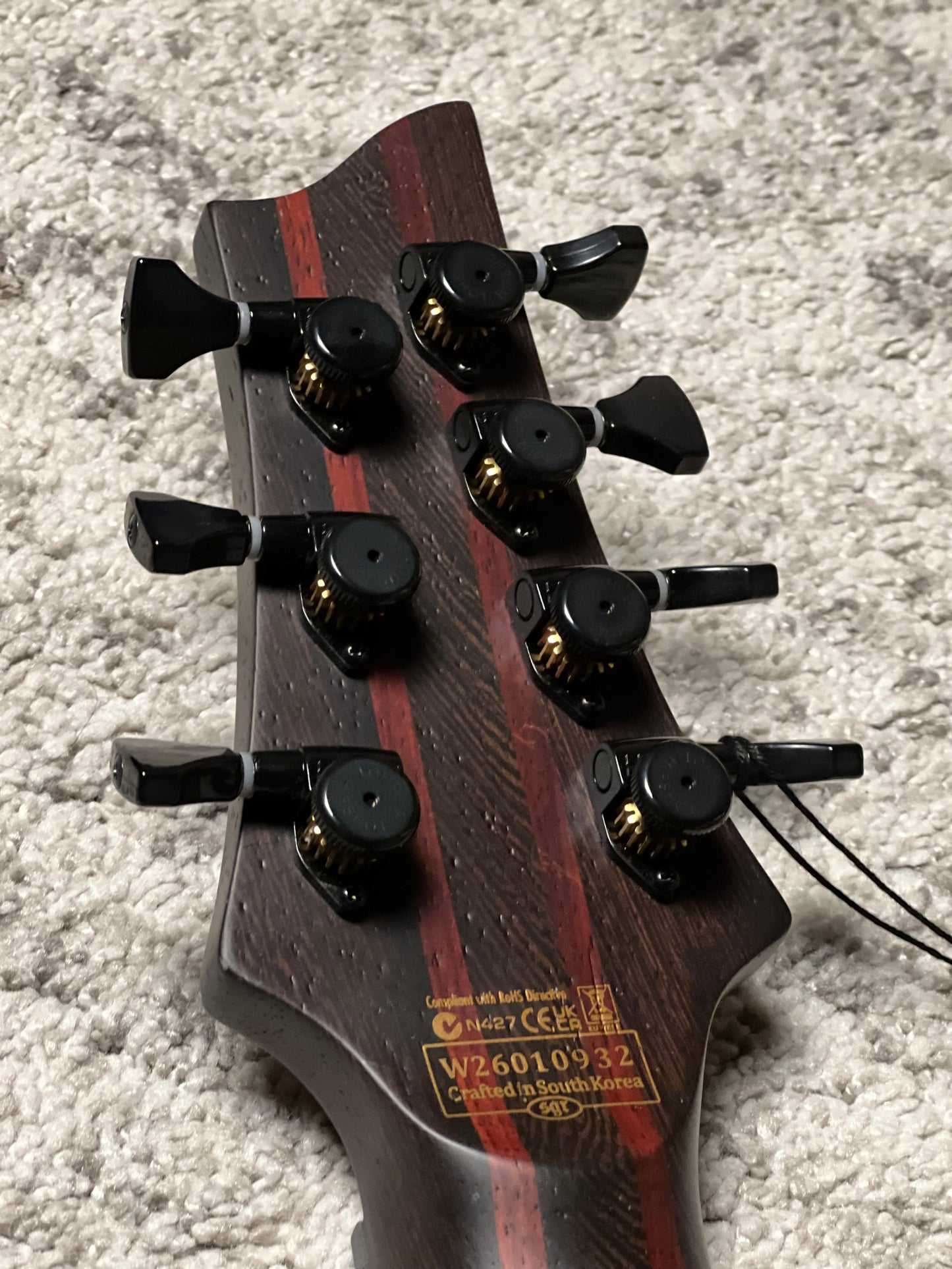 Schecter John Browne Tao-7 in Ozone Burst W26010932