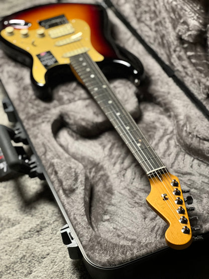 Fender American Ultra II Stratocaster HSS with Ebony FB in Ultraburst US25024570