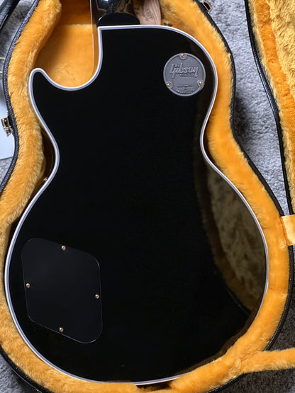 Gibson Les Paul Custom Ebony Fingerboard Gloss Ebony w/ Case CS 403758