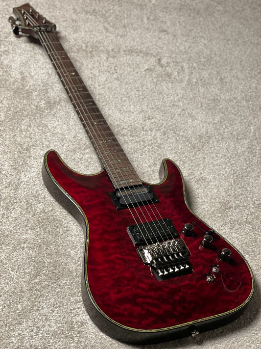 Schecter Hellraiser C-1 FR S Passive with Sustainiac - Black Cherry W18032372