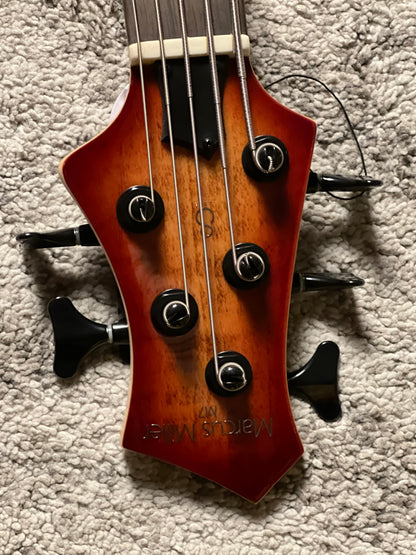 Sire Marcus Miller M7-5 ST 2nd Gen + Solid Flame in Brown Sunburst