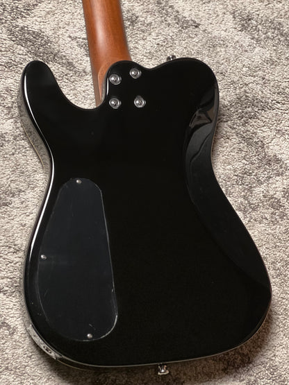 SQOE Spain SEGD-600 Nylon Electric Guitar with Piezo in Aurora Black