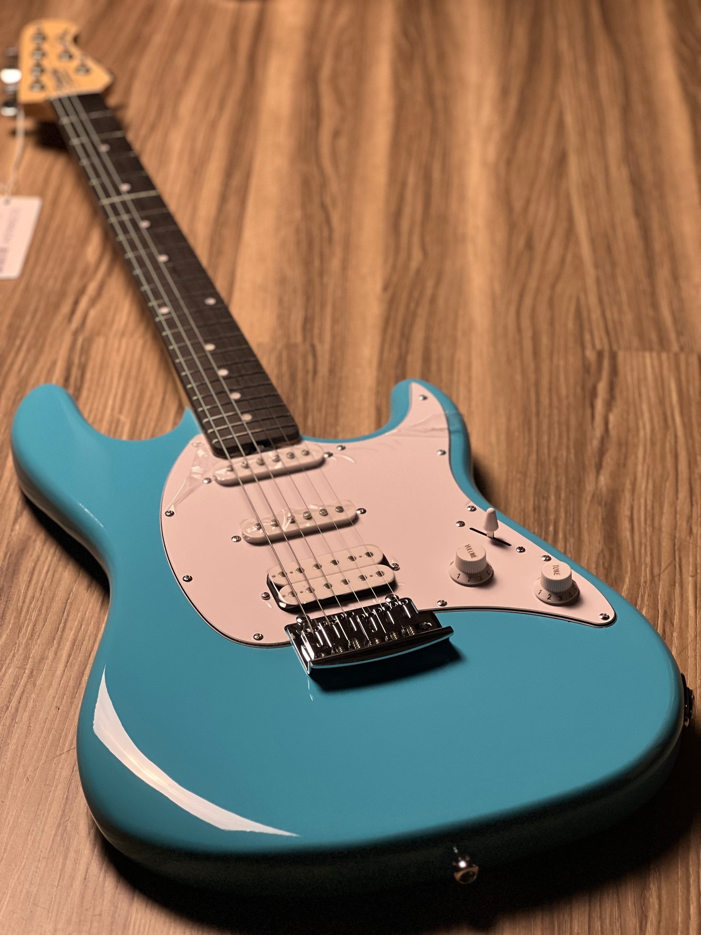 Sterling By Music Man Cutlass CT20 with Amaranth FB in Electric Blue