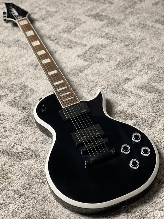 Jackson X Series Signature Marty Friedman MF-1 with Laurel FB in Gloss Black with White Bevels