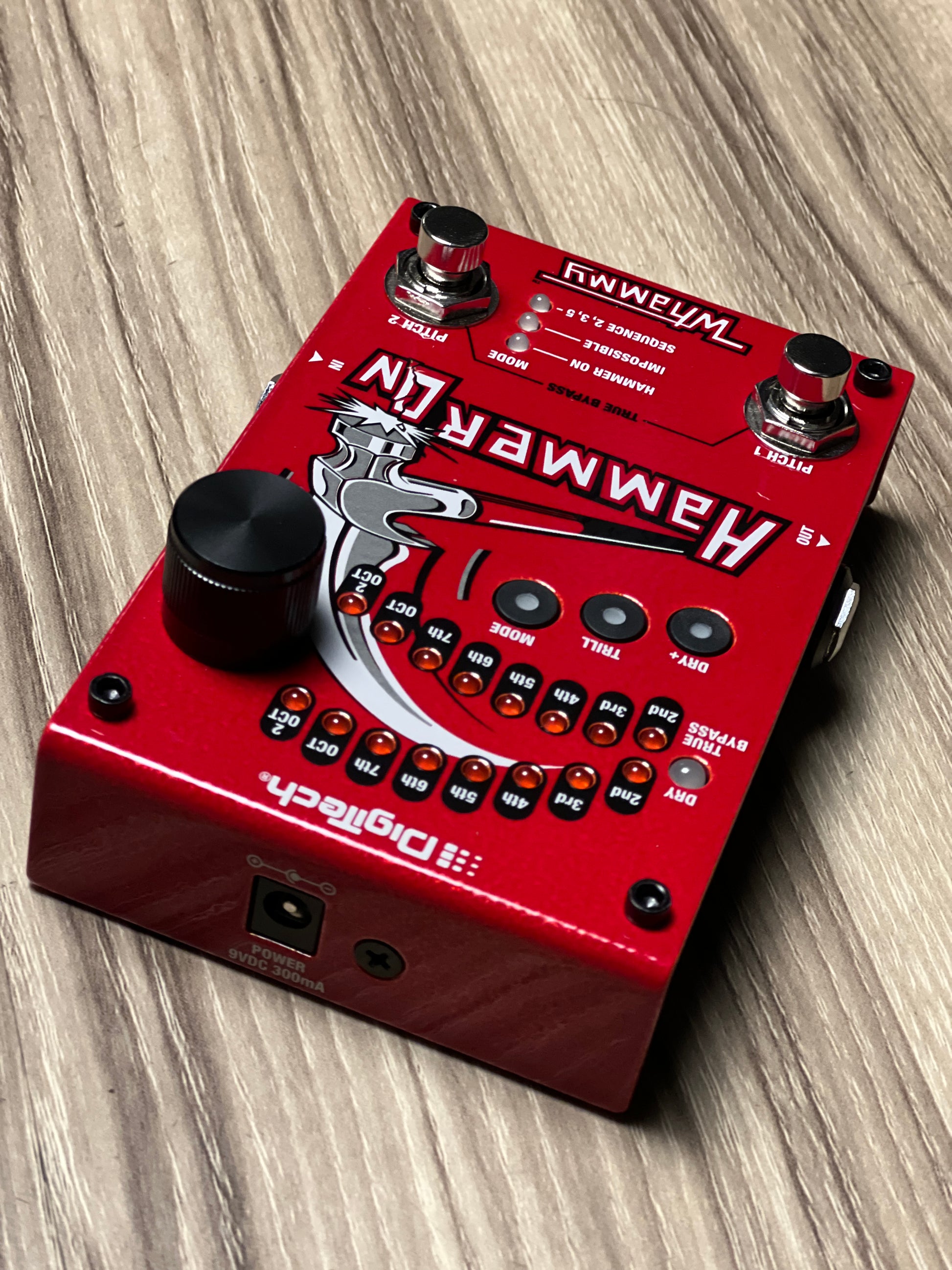 DigiTech HammerOn Electric Guitar Pitch Shifting Effects Pedal HAMMERO –