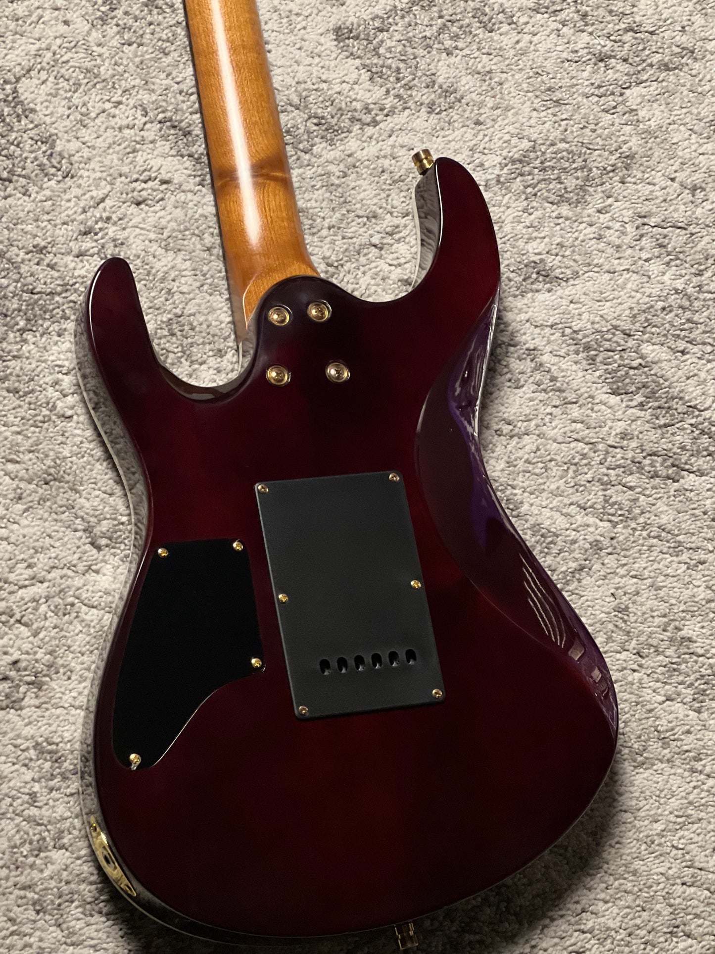 Dhatarattha Custom DST HH Flame in Malibu Surf with Rosewood FB