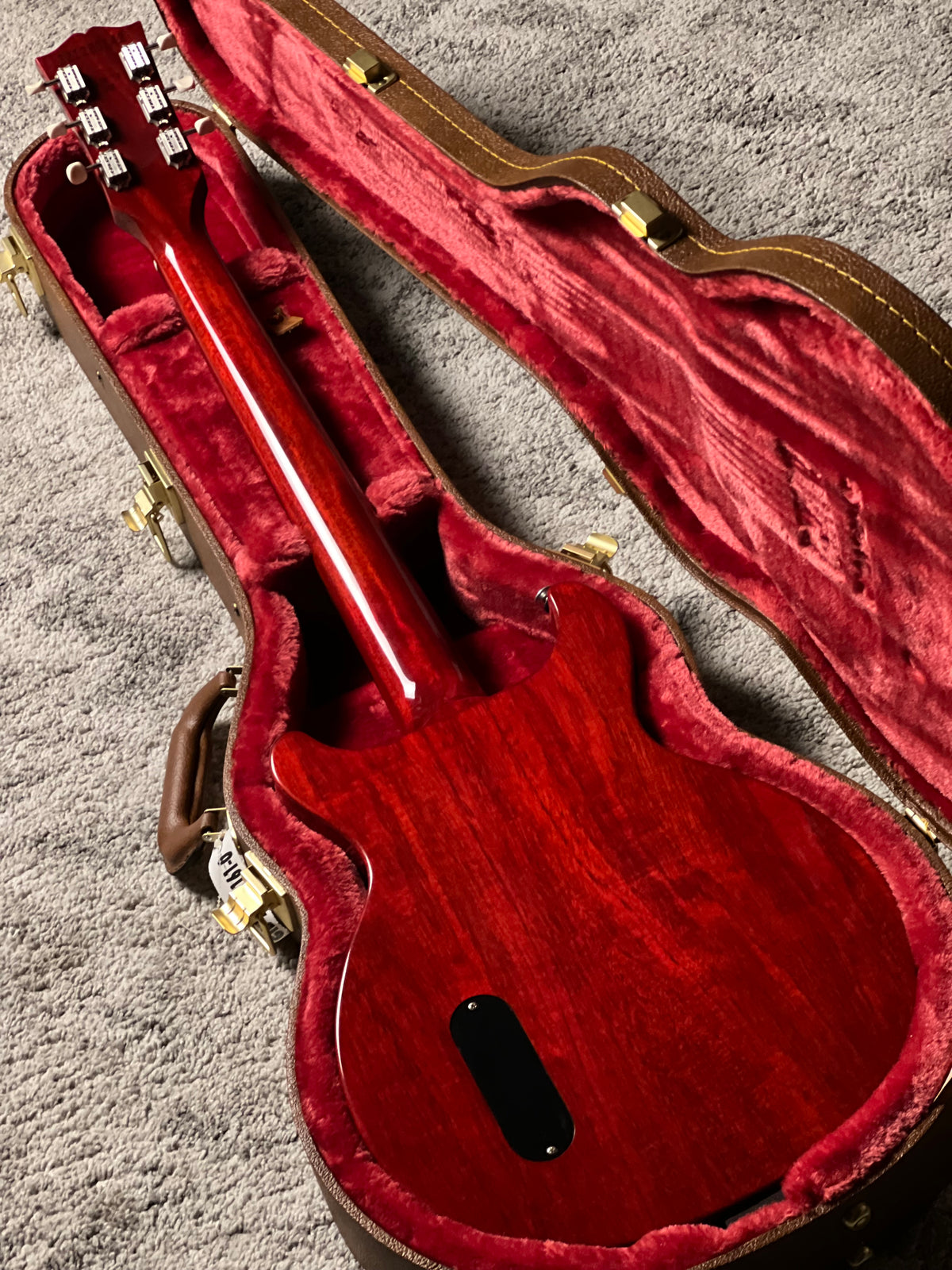 Gibson Les Paul Junior Double Cut in Vintage Cherry w/Case 221250142