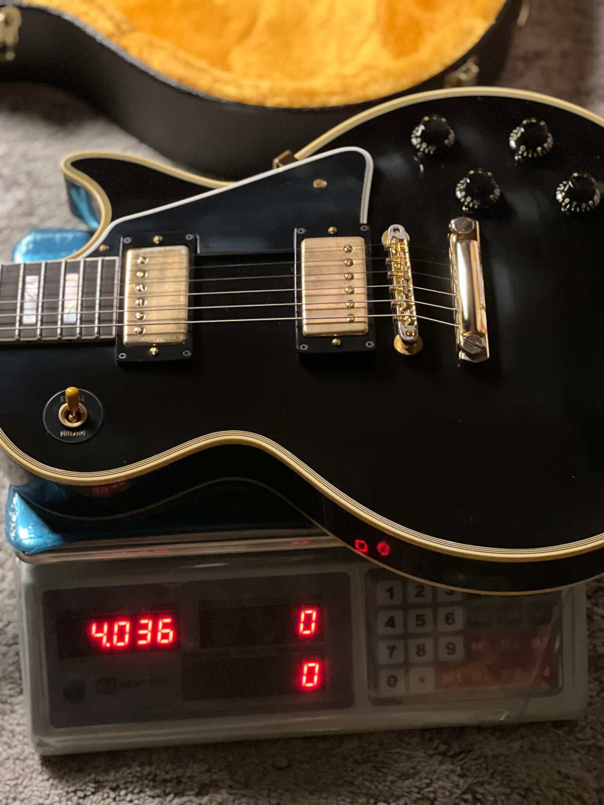 Gibson 1957 Les Paul Custom Reissue VOS - Ebony 2-Pickup 742127
