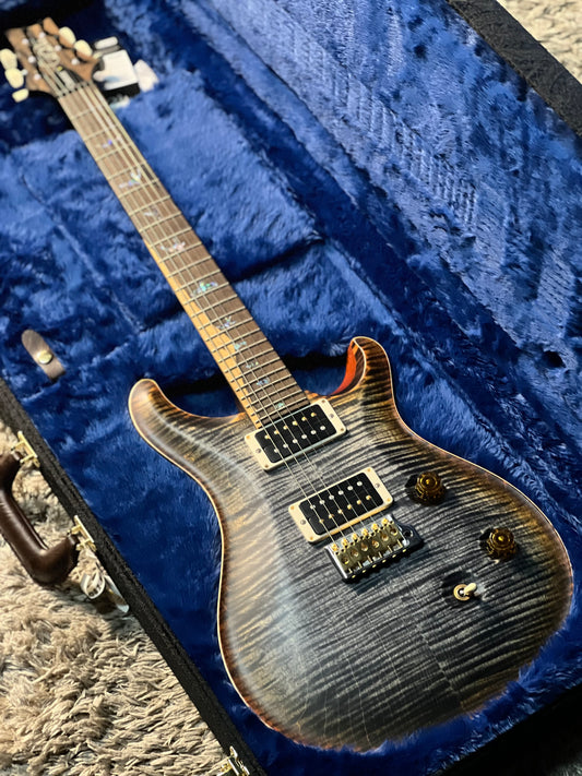 PRS Custom 24 Wood Library Burnt Maple Leaf Satin Rosewood Neck 0412052