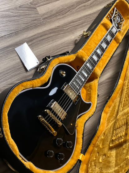 Gibson Les Paul Custom Ebony Fingerboard Gloss Ebony w/ Case CS 404299