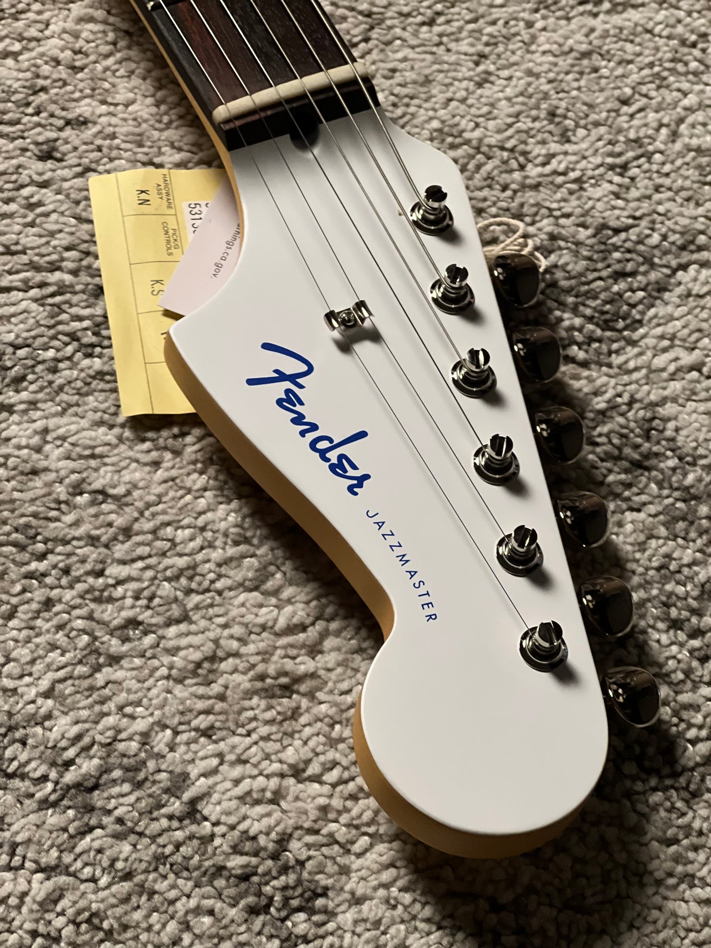Fender MIJ Limited Jazzmaster with RW FB in Blanc JD25023294