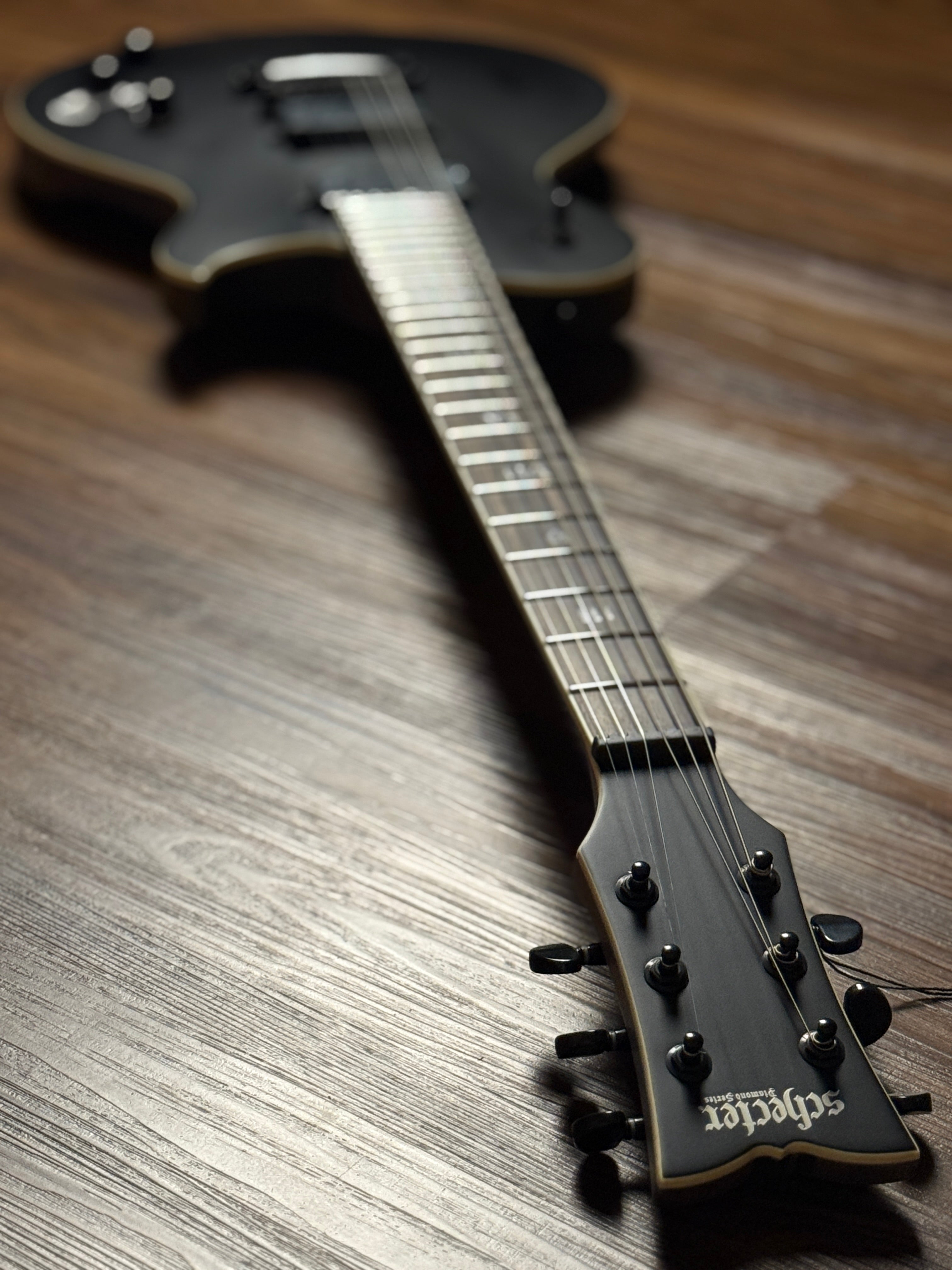 Schecter Solo-II SLS Elite Evil Twin SBK - Satin Black