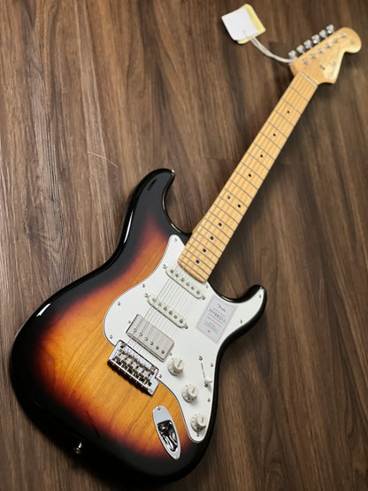 Fender Japan Hybrid II Stratocaster HSS with Maple FB in 3-Color Sunburst JD23034003