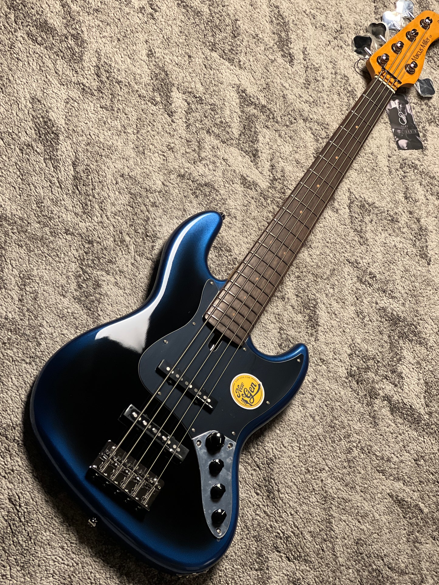 Sire Marcus Miller V3-5 New Gen Electric Bass Guitar in Midnight Blueburst