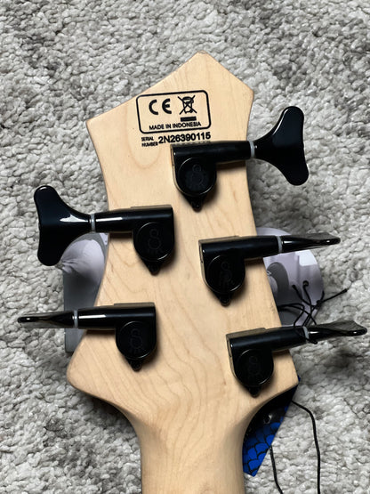 Sire Marcus Miller M7-5 ST 2nd Gen + Solid Flame in Brown Sunburst