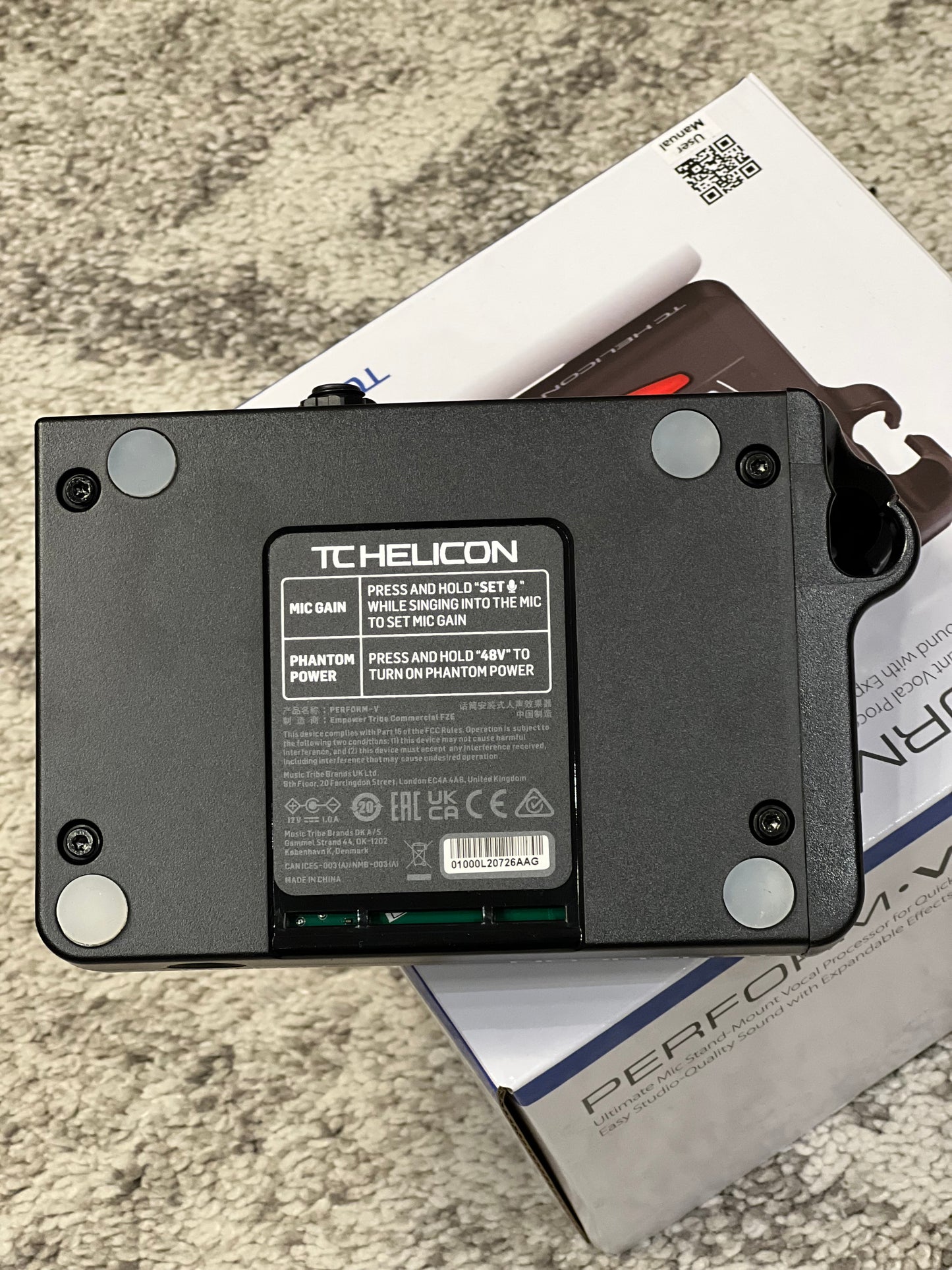 TC Helicon Perform-V Vocal Effects Processor
