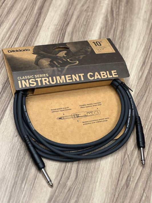 D'Addario Planet Waves PW-CGT-10 Classic Series Instrument Cable 3 M