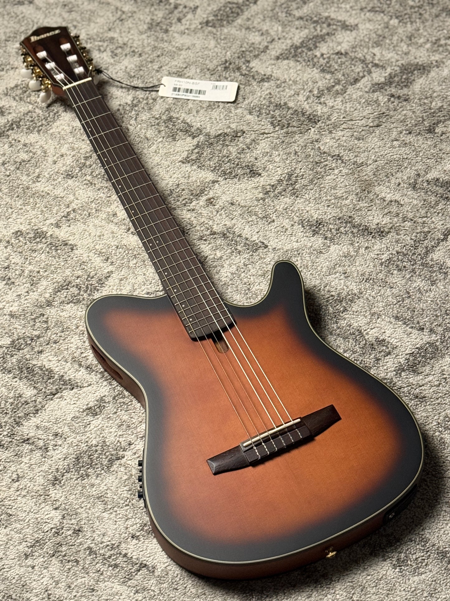 Ibanez FRH10N-BSF Acoustic-Electric Guitar in Brown Sunburst Flat
