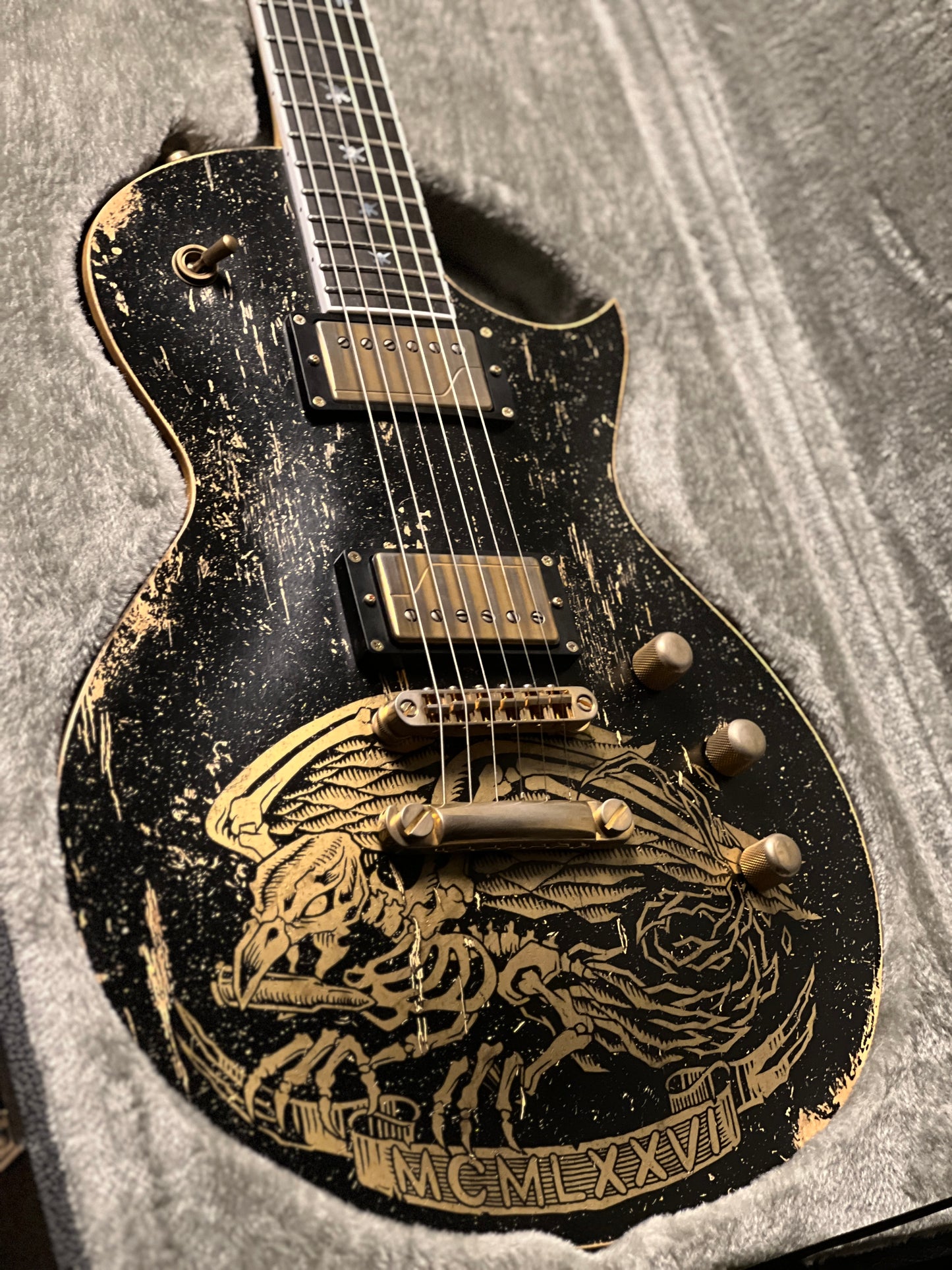 ESP Will Alder Signature Warbird Custom Shop in Distressed E4620231