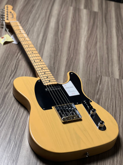 Fender Japan Heritage 50s Telecaster with Maple FB in Butterscotch Blonde JD24007834