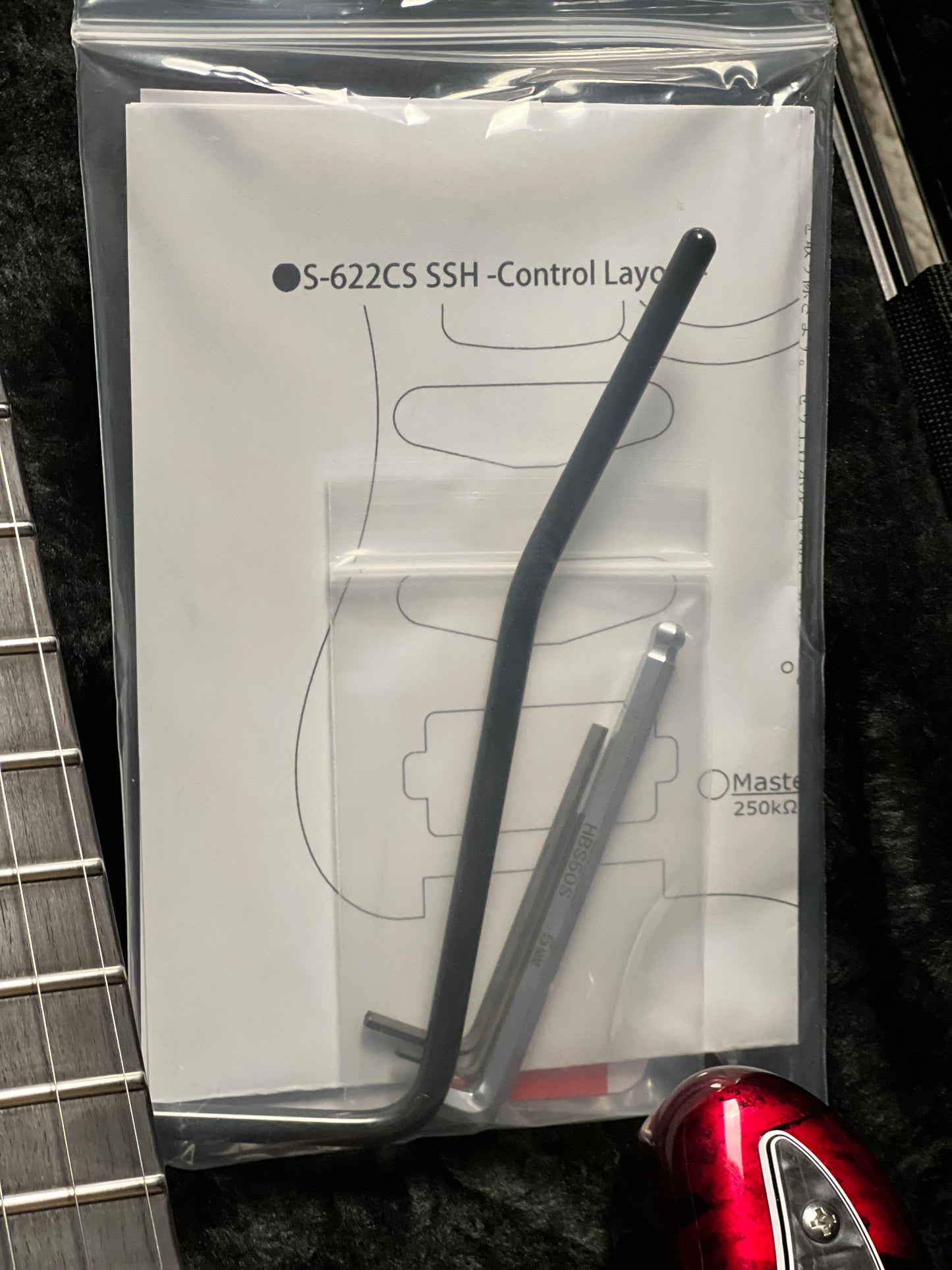 Saito S-622CS BEYOND SSH in Aka Oni with Hardshell Case 253389