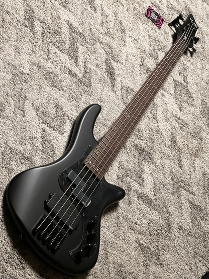 Schecter Stiletto Stealth-5 in Satin Black