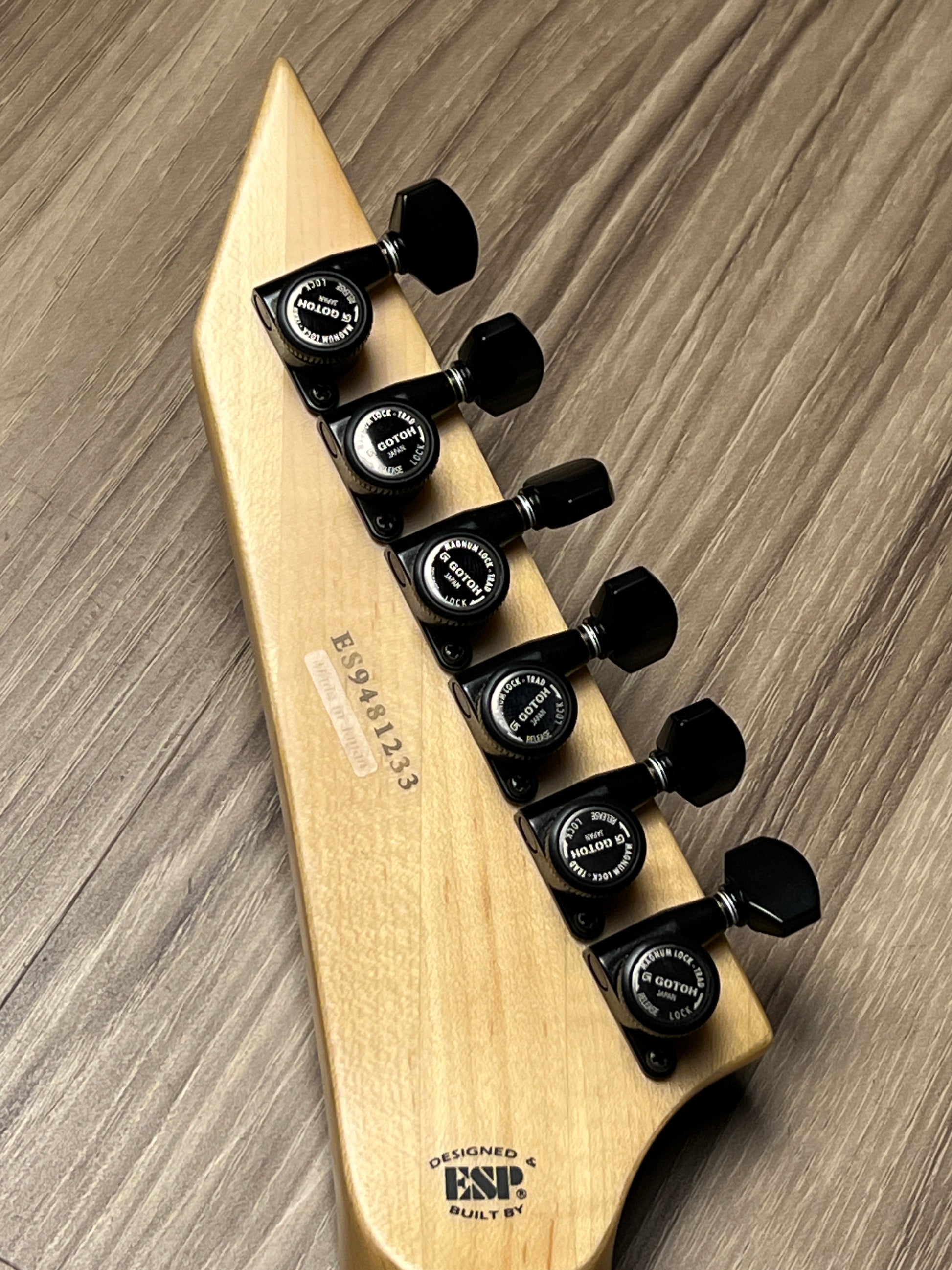 jeff ling gear ESP E-II JL-1 M-II NT Jeff Ling Signature Parkway Drive in Black Satin – nafiriguitar.com