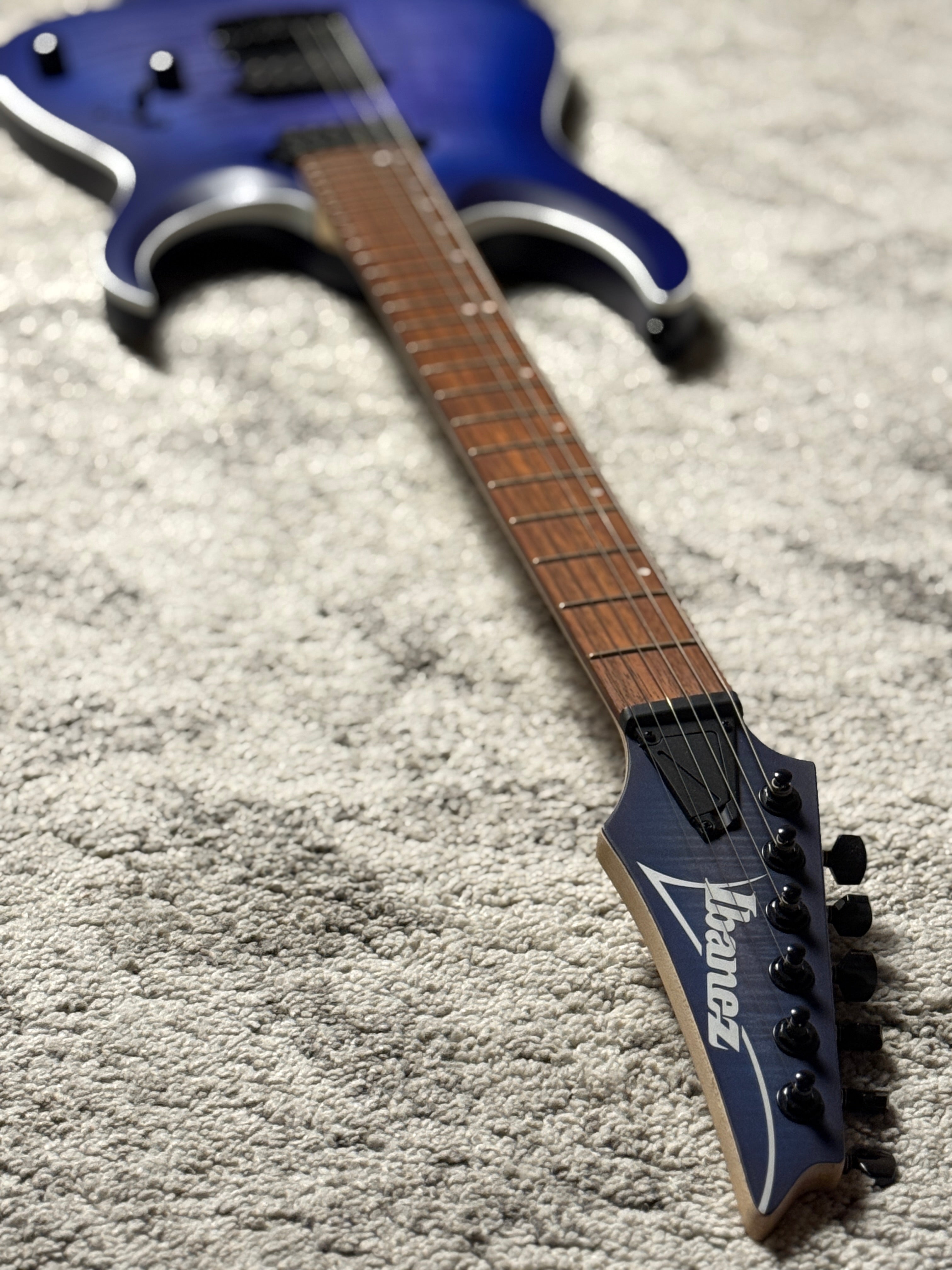 Ibanez RGA42FM - Blue Lagoon Burst Flat – nafiriguitar.com