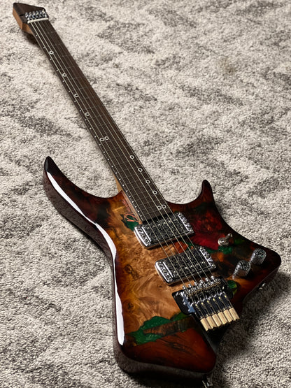 Dhatarattha Custom DHL in Solar Flare Burl Top with RW FB Nafiri Special Run