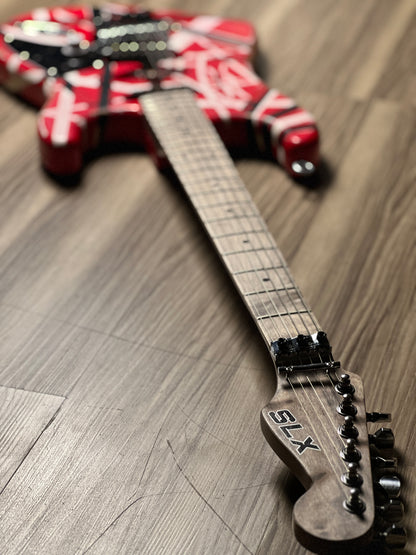 SLX Hawk Antique 5150 Eddie Van Halen Frankenstrat Tribute