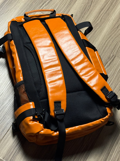 MOD Case Orange Super Crush Backpack in Orange Leather