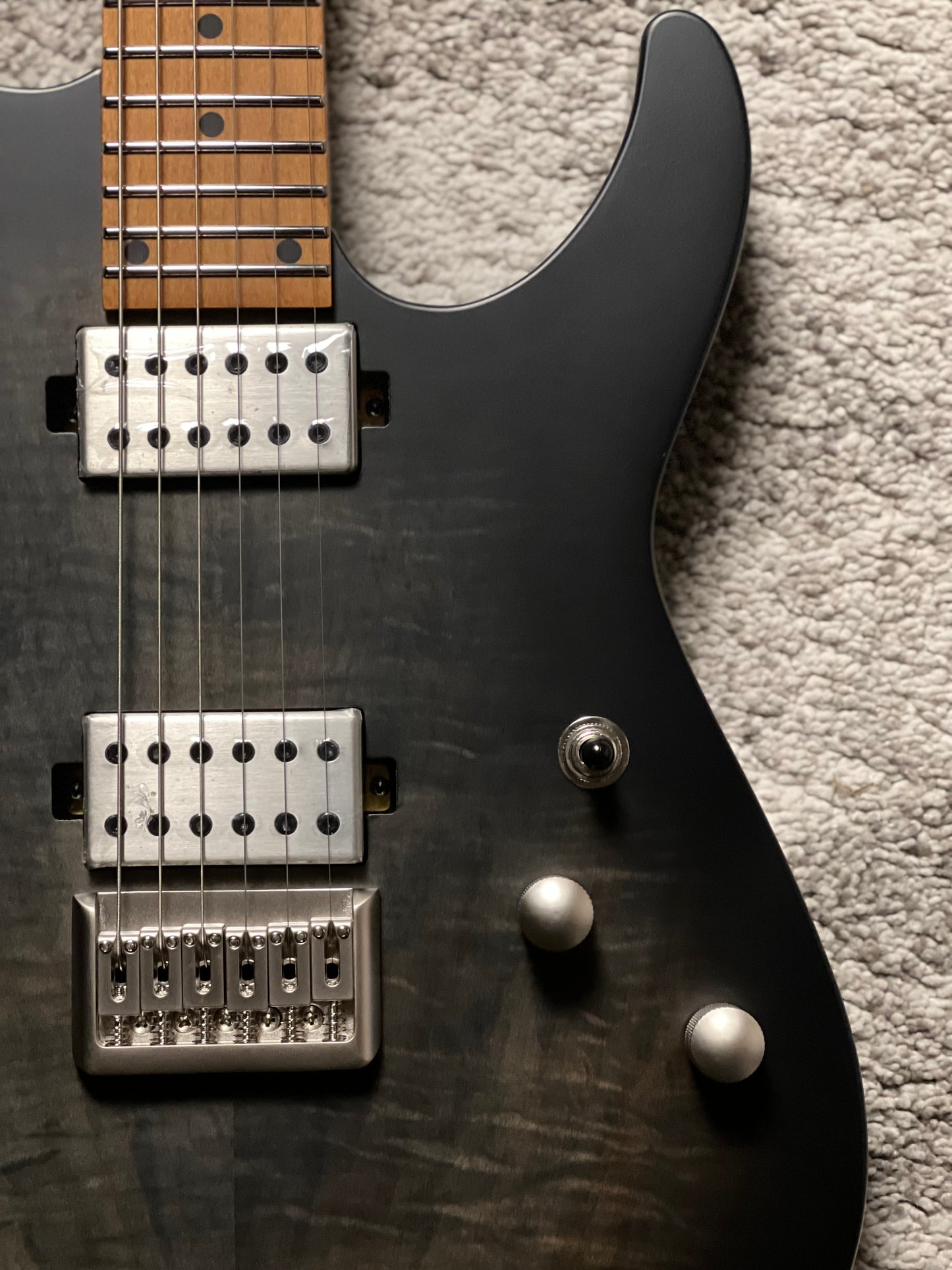 Schecter C-1 Standard Plus in Trans Black Burst
