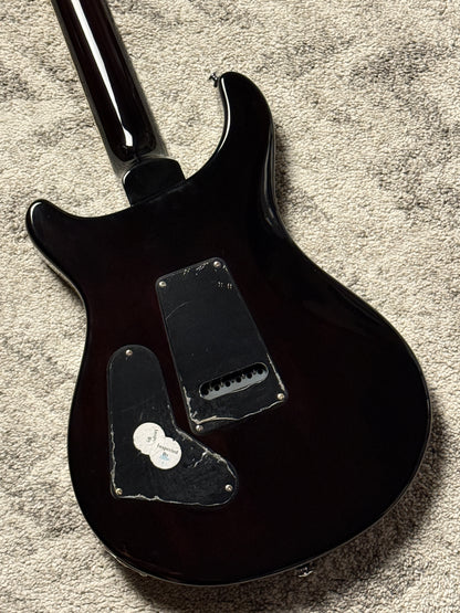 PRS SE Custom 24 Quilt Top in Black Gold Burst F081418 (USED)