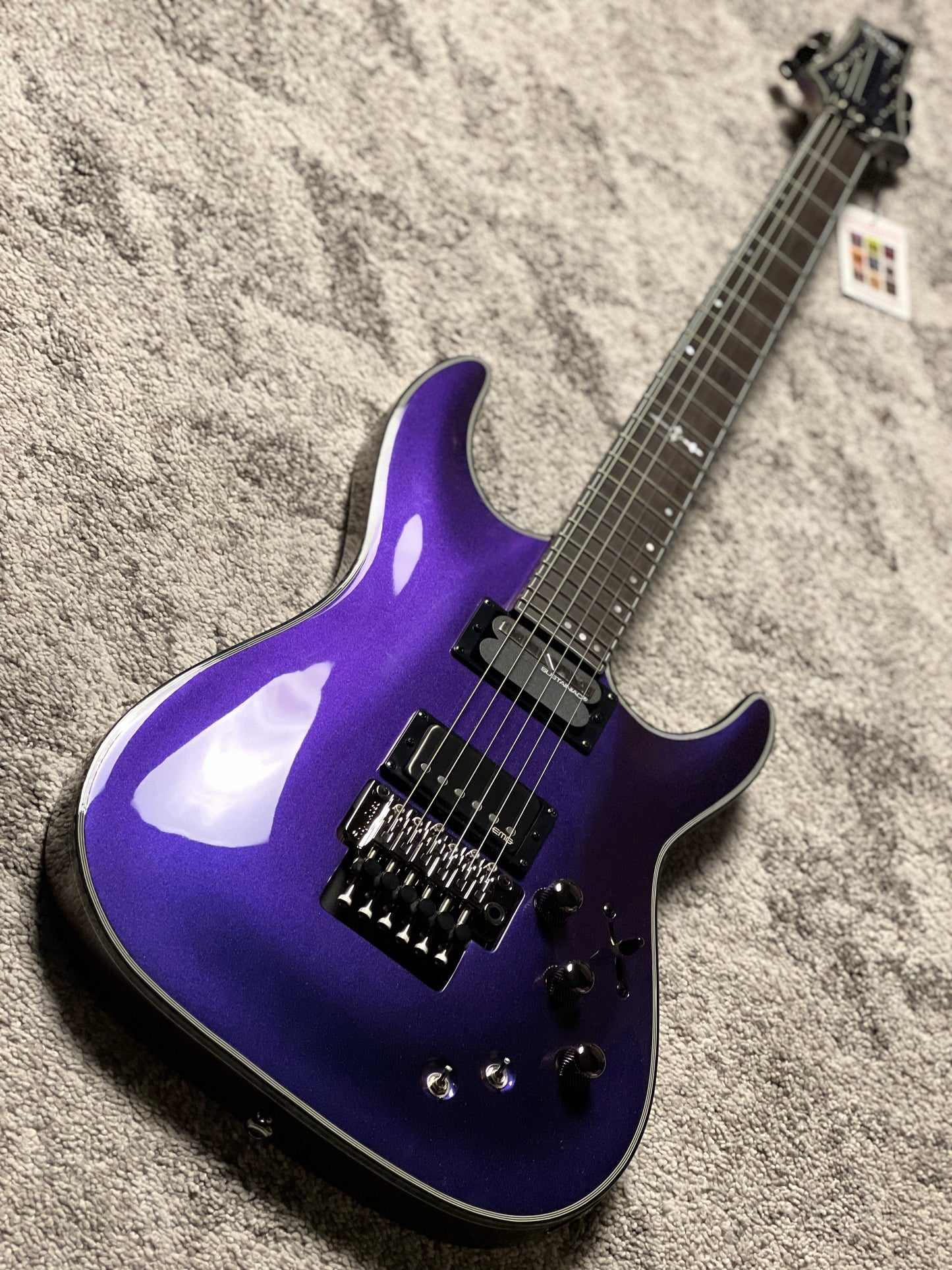 Schecter Hellraiser Hybrid C-1 FR S UV in Ultra Violet W24111648