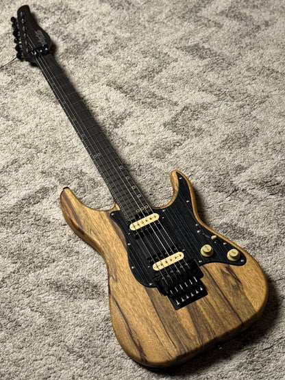 Schecter Sun Valley Super Shredder Exotic in Black Limba W26010856