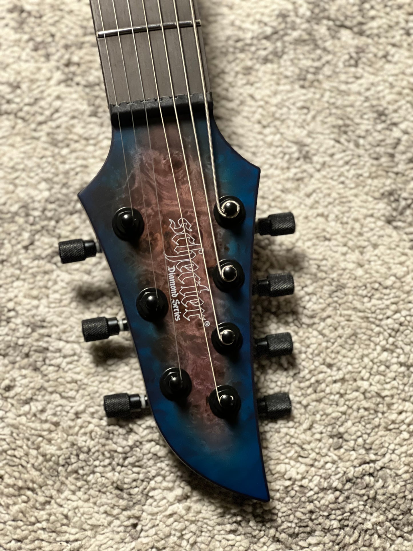 Schecter Keith Merrow KM-7 MK-III Artist BCR in Blue Crimson W23070057